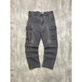 Carhartt Relaxed Fit Canvas Workwear Gray Cargo Pants Size 35