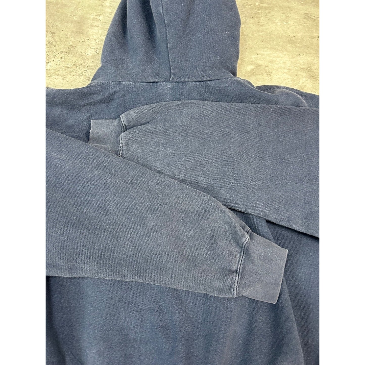 Vintage Illinois Fighting Illinis NCAA Graphic Spellout Hooded Sweatshirt Large