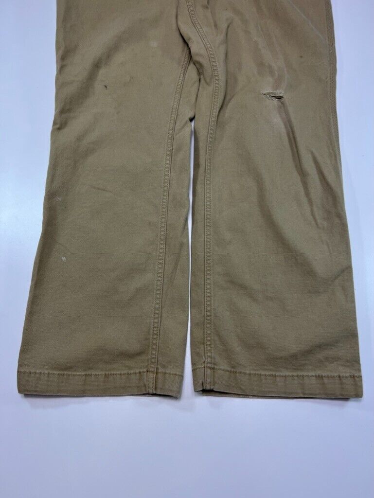 Carhartt Canvas Workwear Relaxed Fit Pants Size 34 Beige