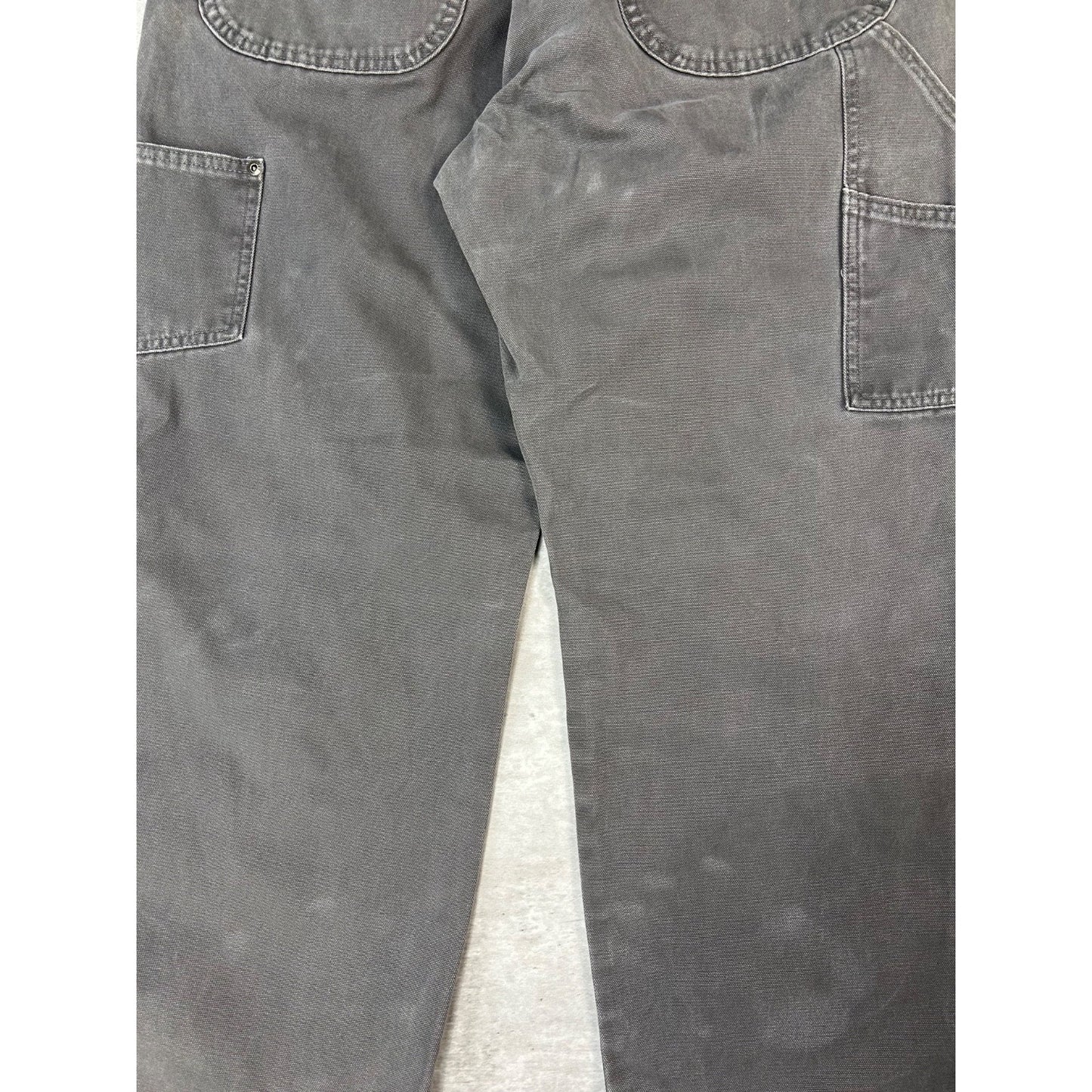 Dickies Canvas Workwear Carpenter Pants Size 39 Gray