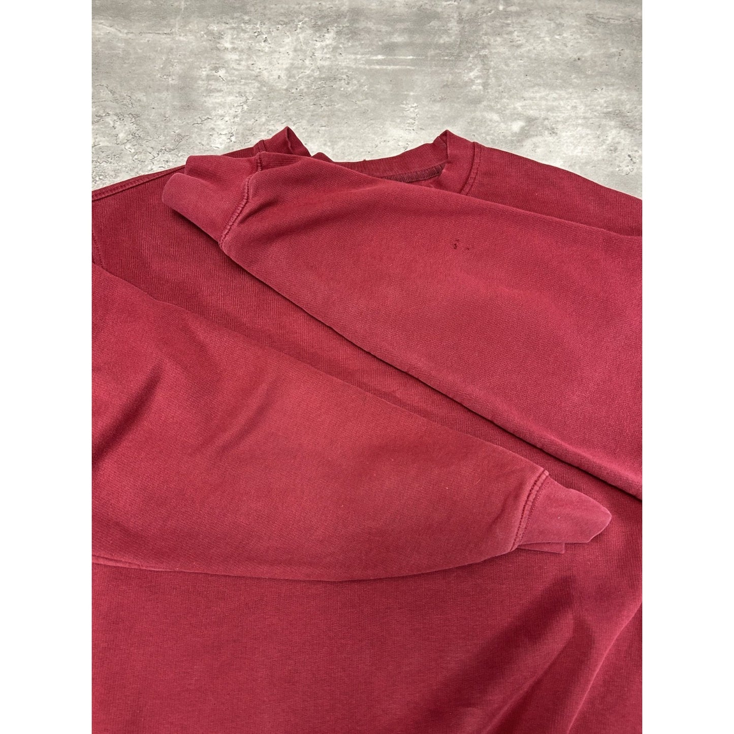 Vintage 2000s Nike Embroidered Mini Swoosh Crewneck Sweatshirt Size XL Maroon
