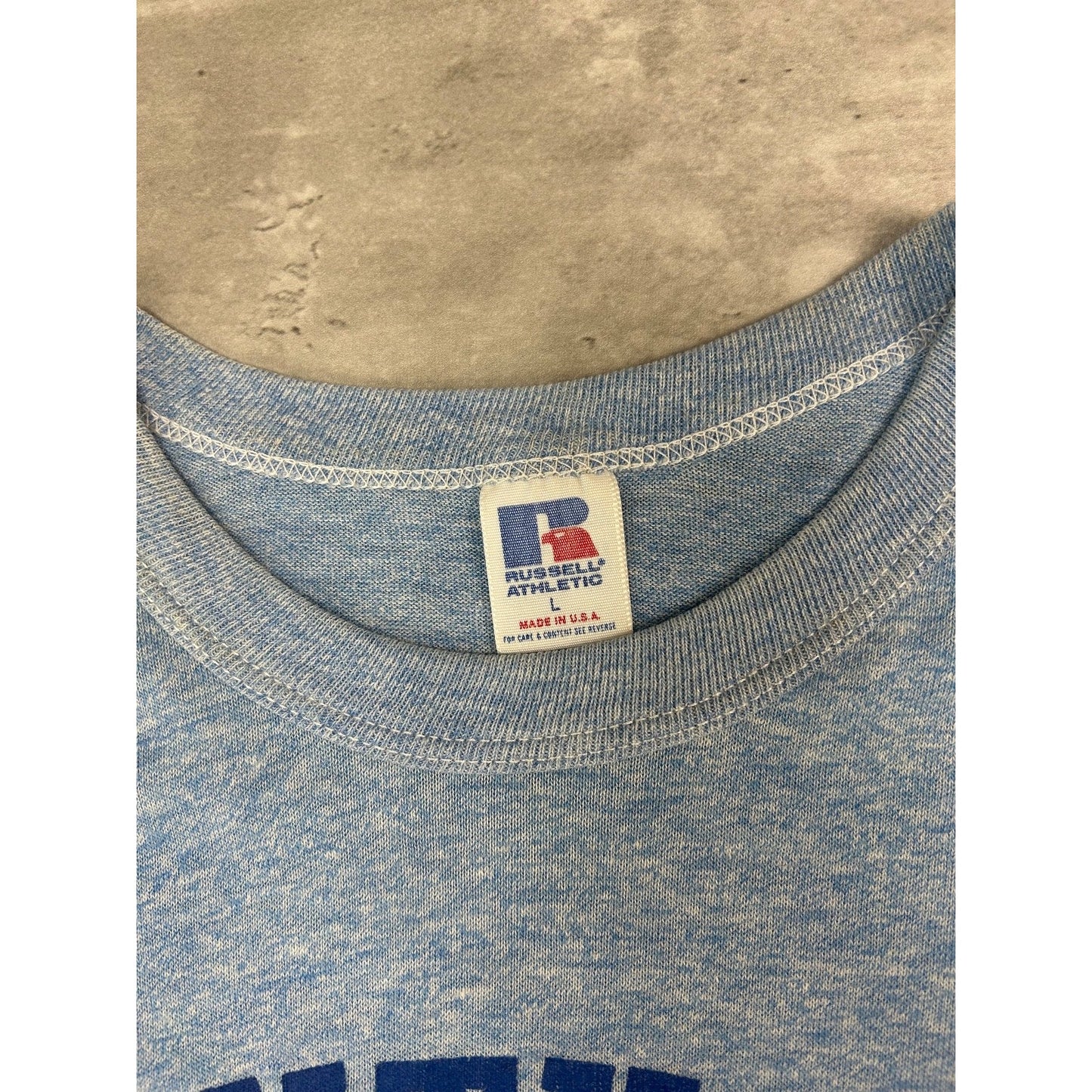 Vintage 80s Kentucky Wildcats NCAA Basketball Spellout Graphic T-Shirt Sz Large