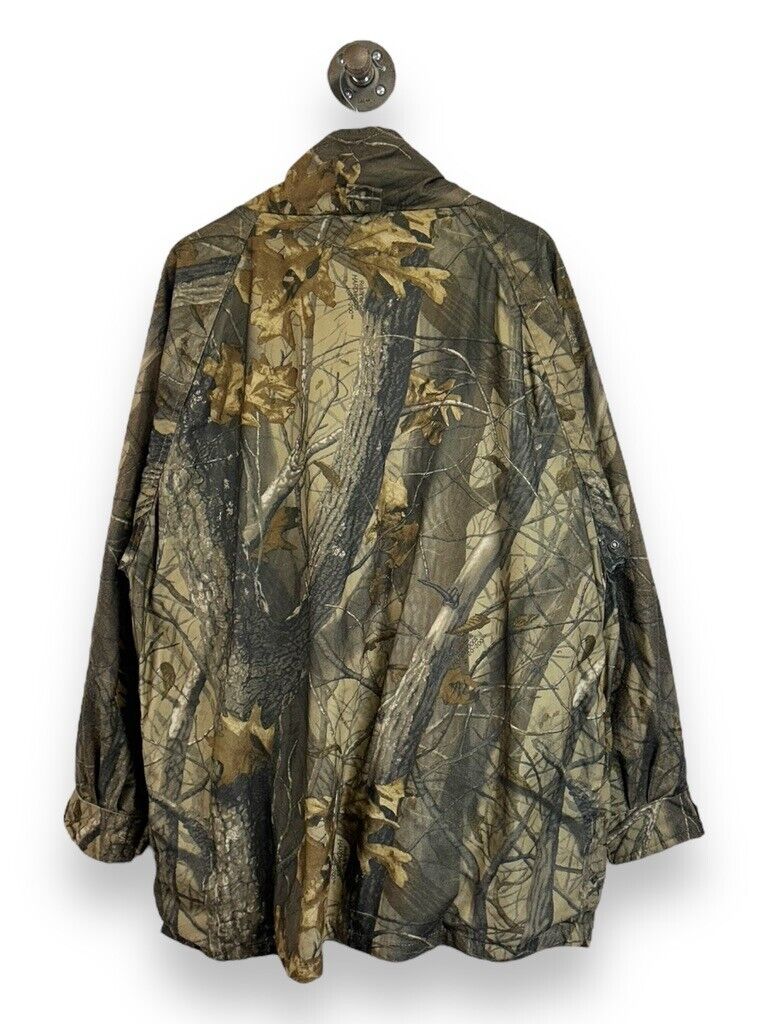 Vintage Remington Real Tree Hard Woods Camo Full Zip Hunting Jacket Size Medium