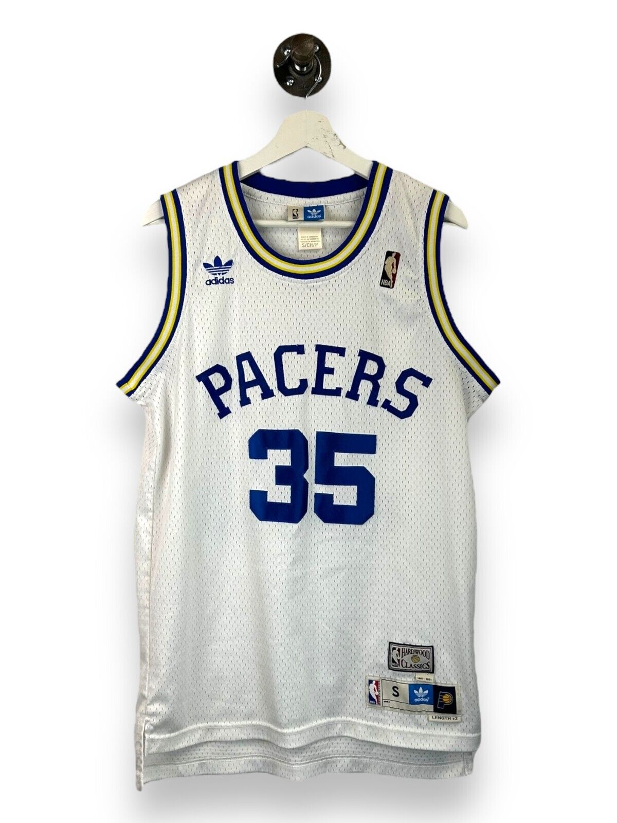 Roger Brown #35 Indiana Pacers NBA Stitches Retro Swingman Jersey Size Small