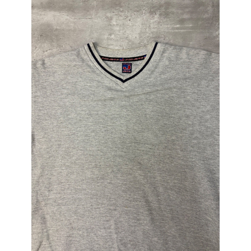 Vintage JNCO Embroidered Spellout Logo Long Sleeve T-Shirt Size Large