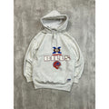 Vintage 1994 Buffalo Bills NFL Training Spellout Hooded Sweatshirt Size Large