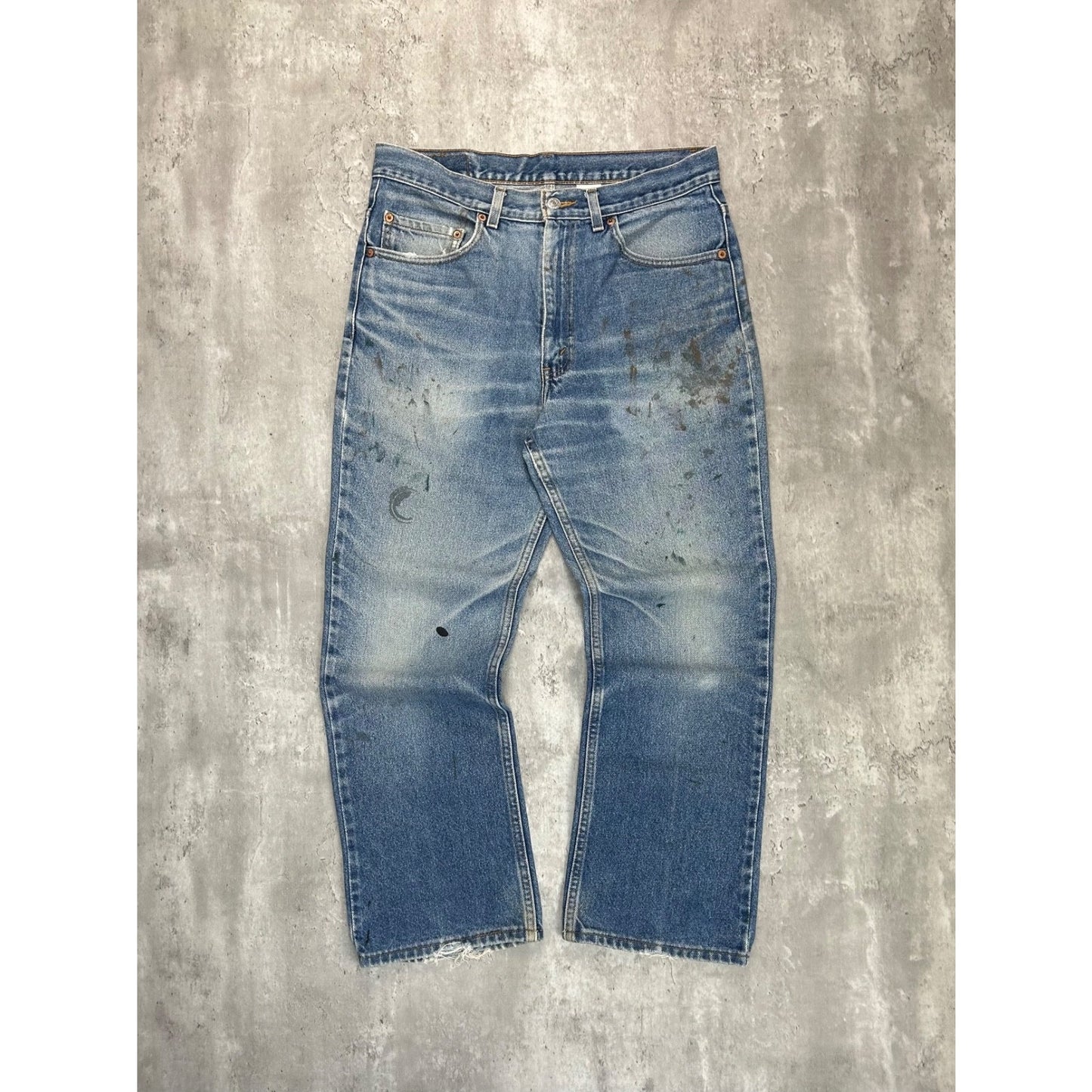 Vintage Levis 517 Red Tab Medium Wash Denim Pants Size 33 Blue