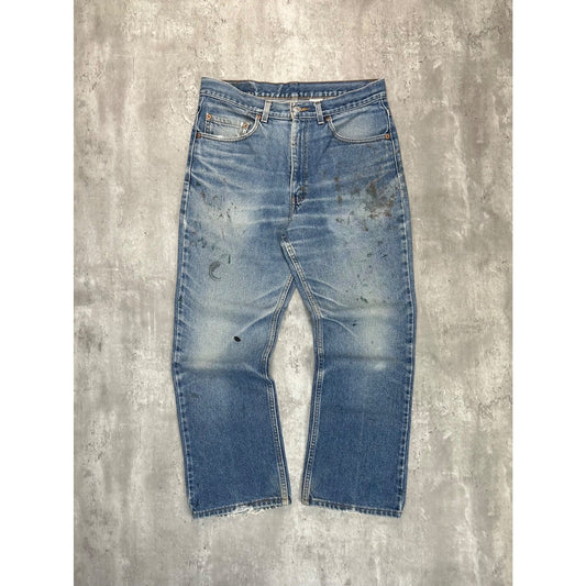 Vintage Levis 517 Red Tab Medium Wash Denim Pants Size 33 Blue