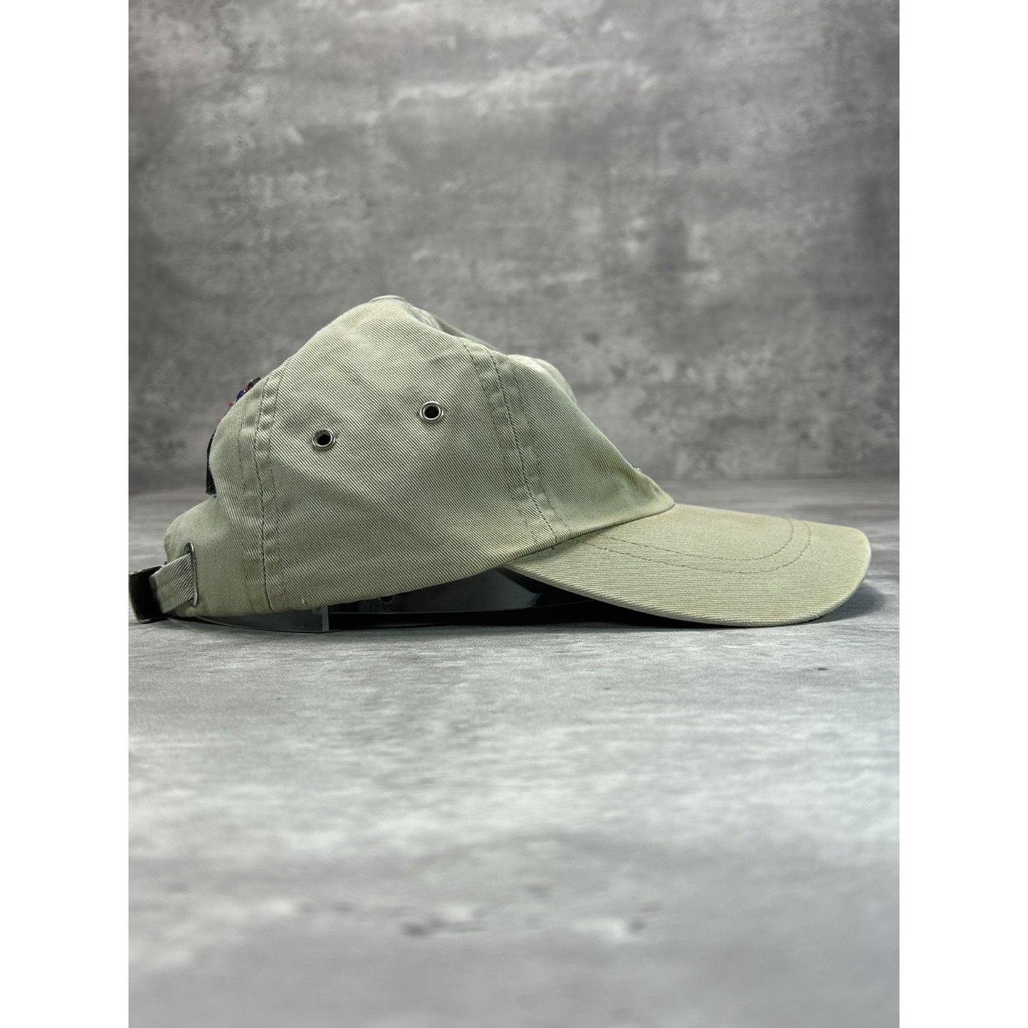 Vintage 90s Eddie Bauer Grateful Dead Embroidered Spellout Strapback Hat OSFA