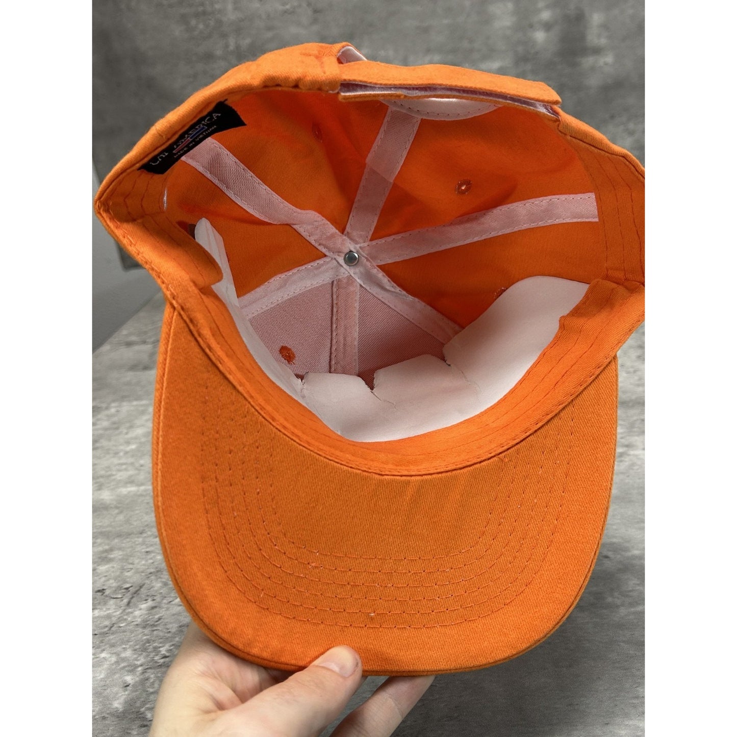 Vintage Tide Racing Embroidered Spellout Nascar Strapback Hat OSFA