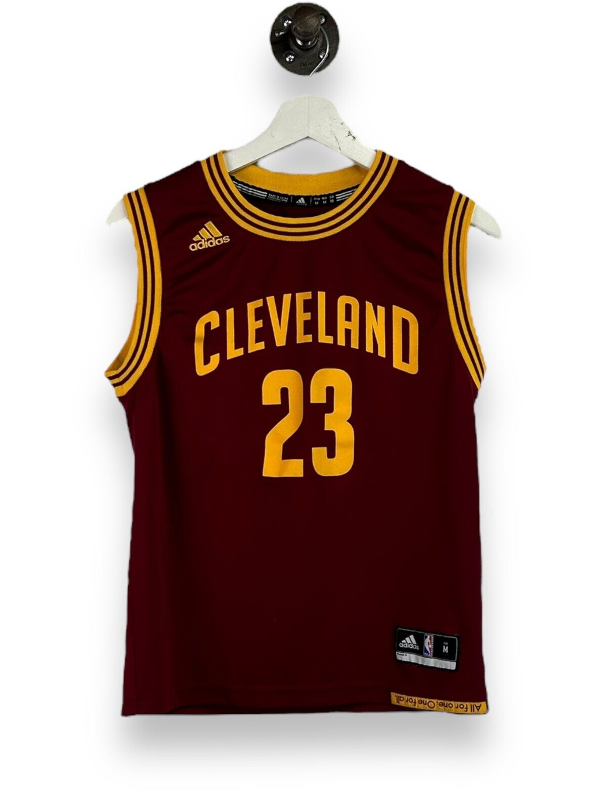 LeBron James Cleveland Cavaliers NBA Adidas Basketball Jersey Size YOUTH Medium