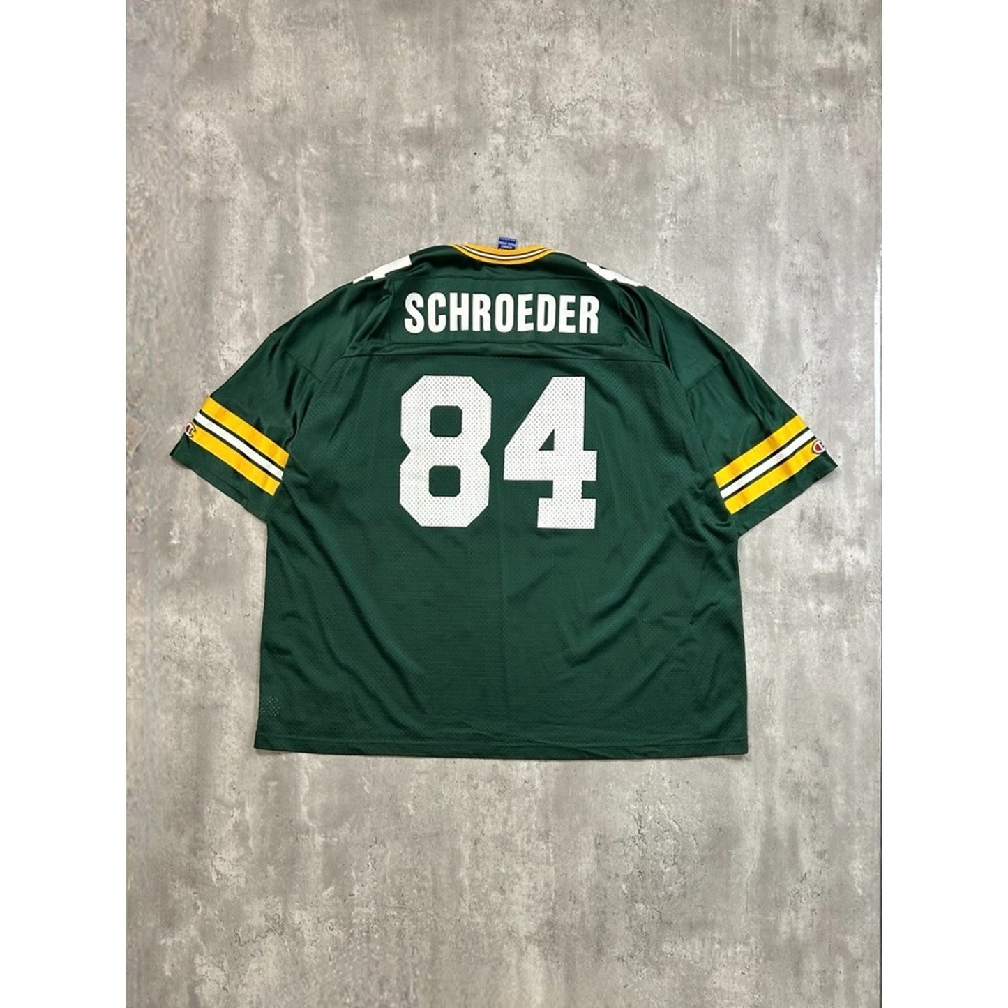 Vintage 90s BIll Schroeder #84 Green Bay Packers Champion Jersey Size 3XL