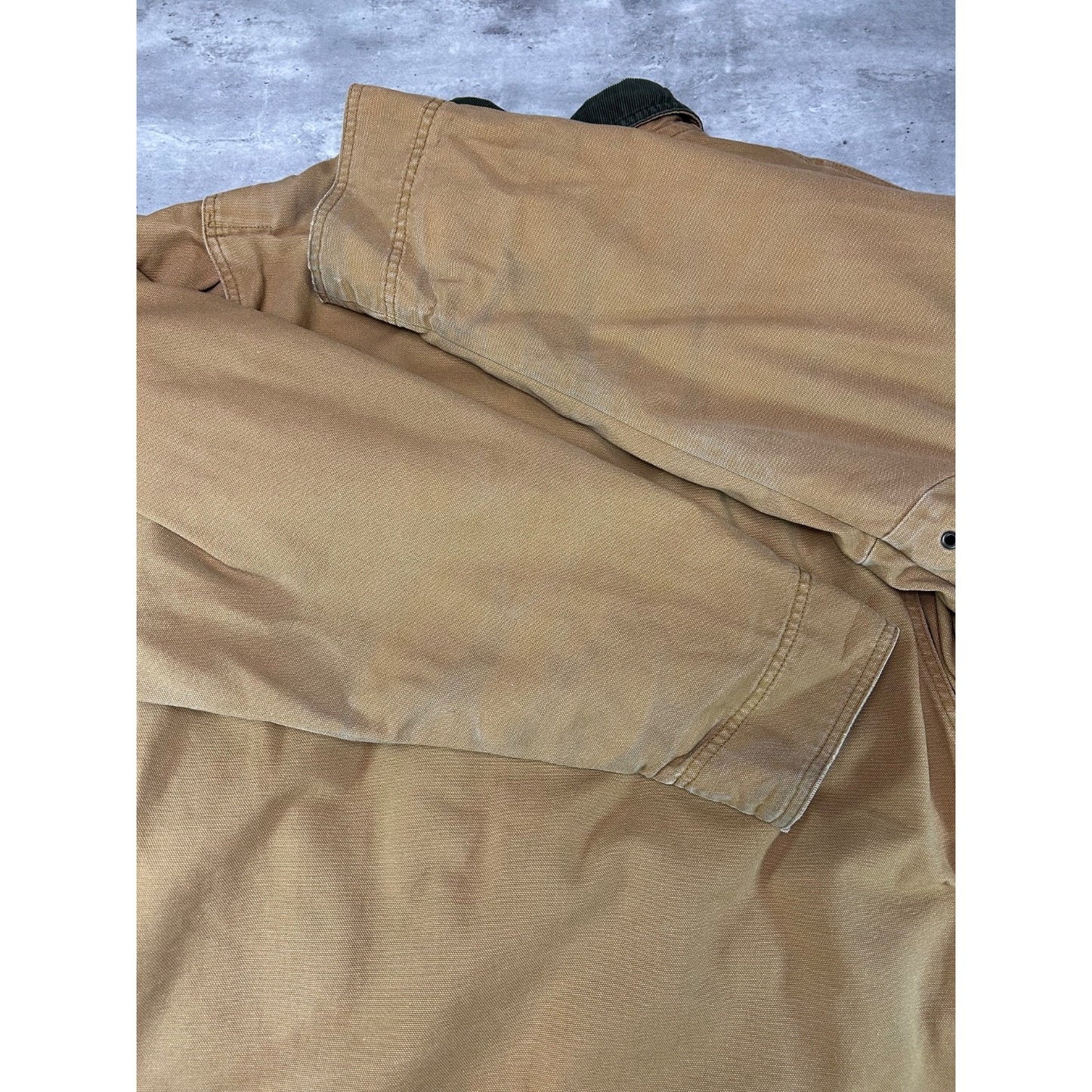 Vintage 90s L.L. Bean Multi Pocket Canvas Hunting Jacket Size XL Beige