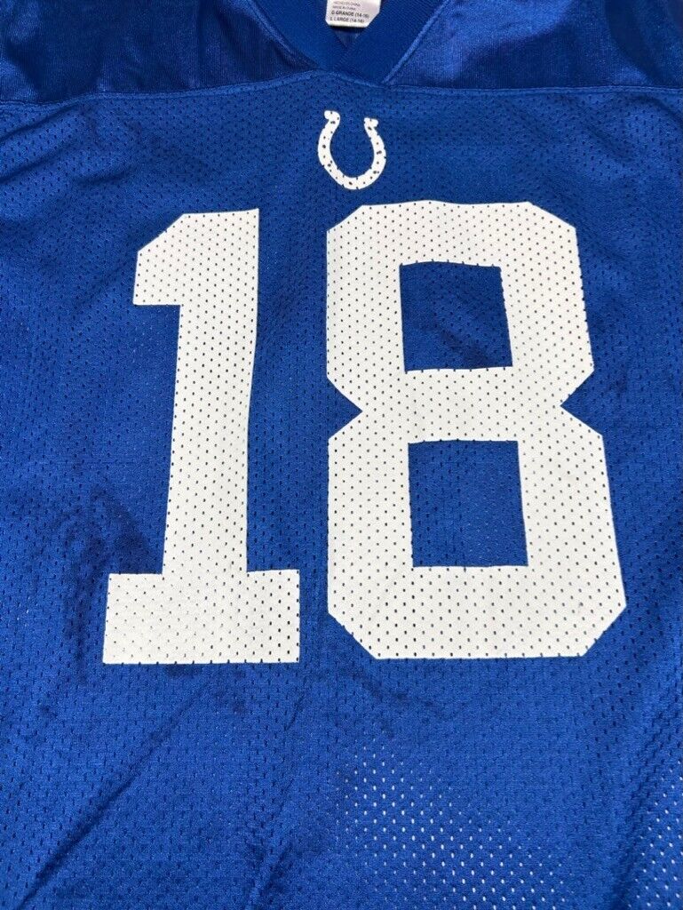 Peyton Manning #18 Indianapolis Colts NFL Reebok Jersey Size YOUTH Large