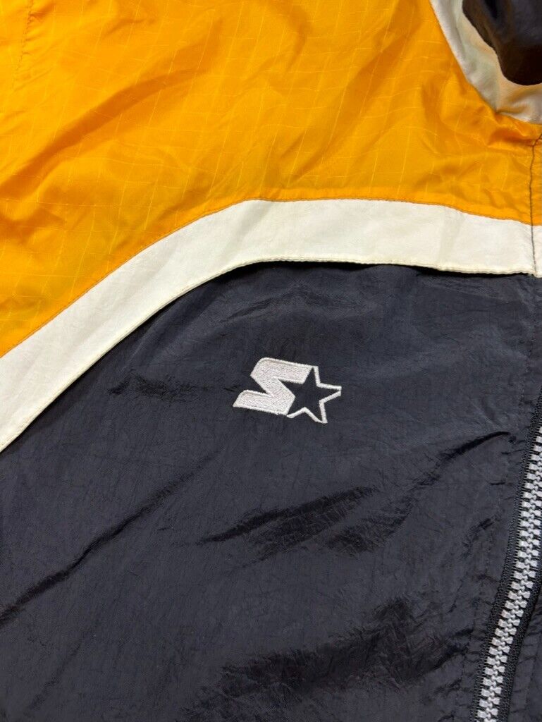 Vintage 90s Pittsburgh Steelers NFL Embroidered Starter Windbreaker Jacket Sz XL