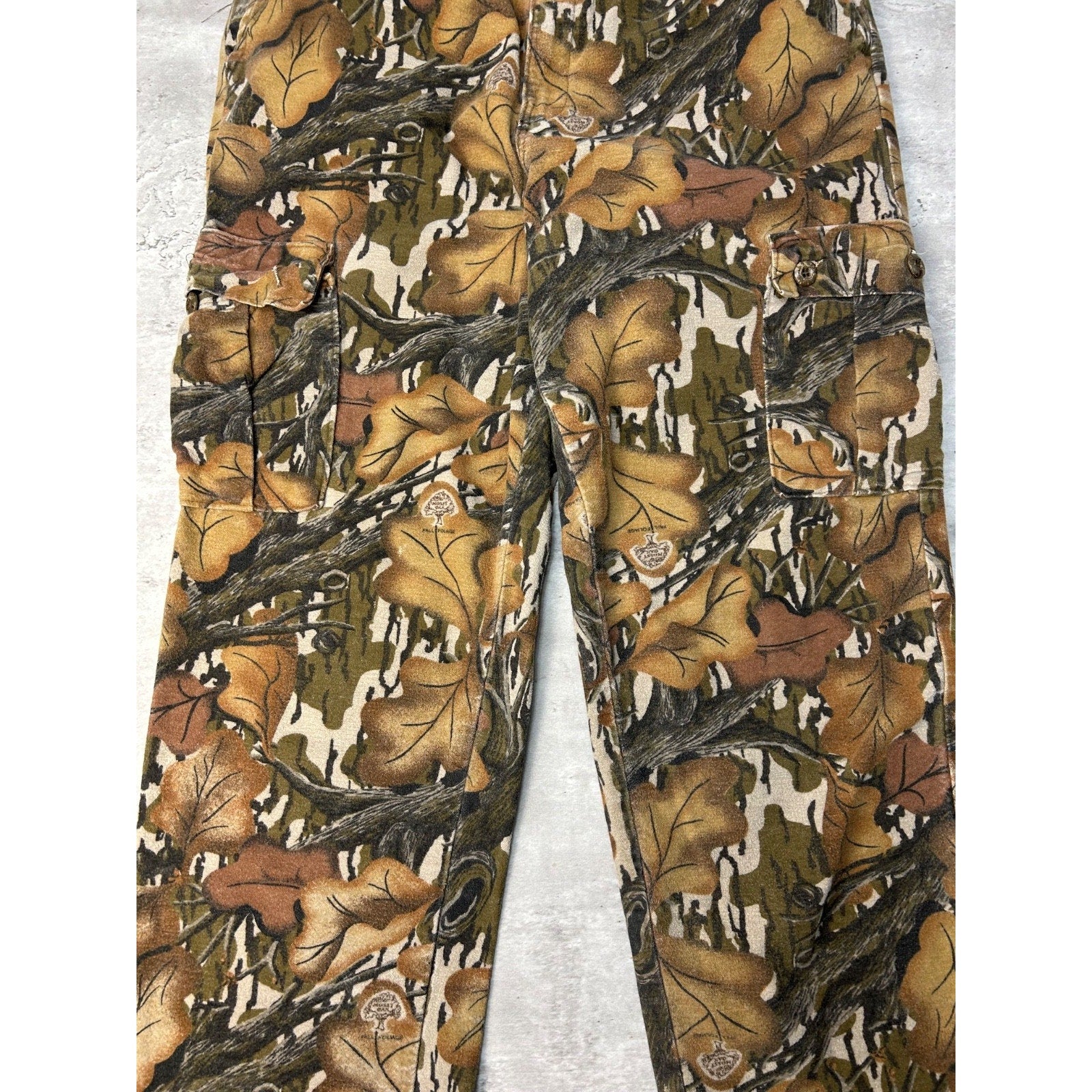 Vintage 90s Mossy Oak Tree Camo Cargo Hunting Pants Size 36