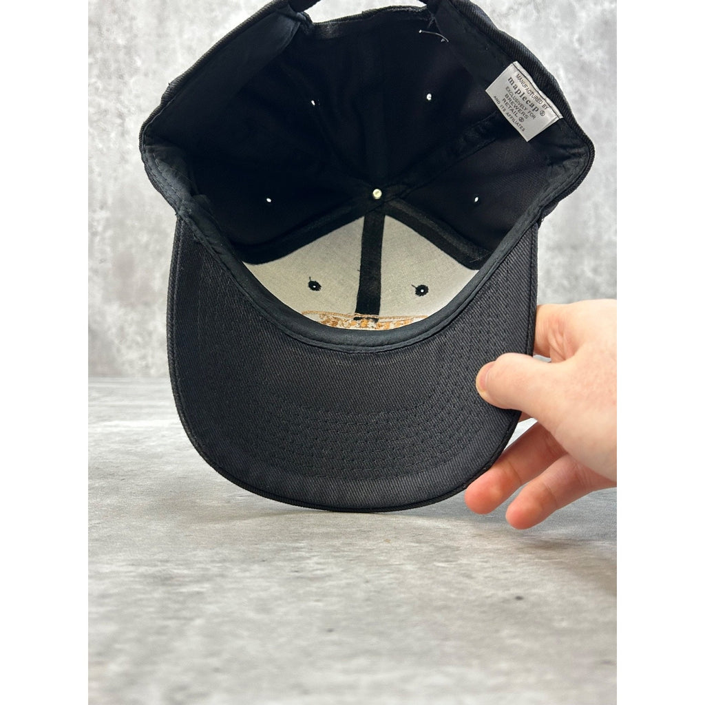 Vintage Brick Brewery Embroidered Spellout Beer Promo Strapback Hat OSFA
