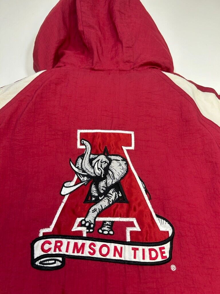 Vintage 90s Alabama Crimson Tide Insulated Starter Jacket Size Youth Large