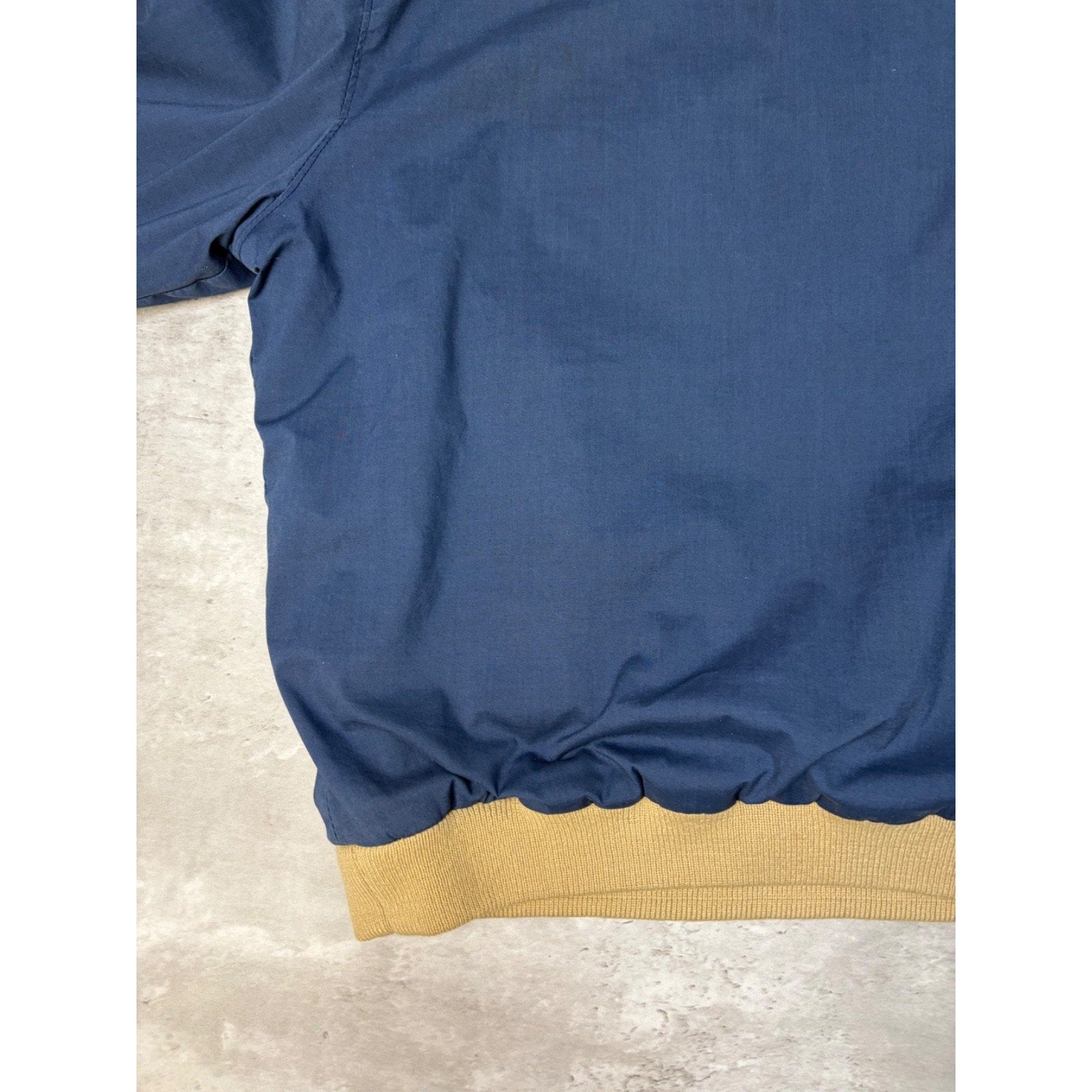 Vintage Izod Lacoste 1/4 Zip Pullover Bomber Jacket Size Large