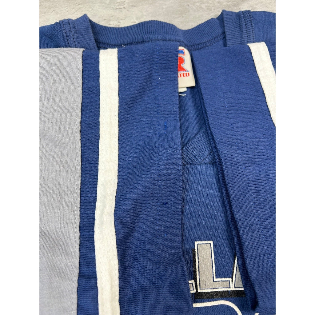 Vintage 90s Dallas Cowboys NFL Graphic Spellout Logo Jersey Size Large