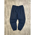 Vintage 2000s Nike Tonal Embroidered Logo Nylon Track Pants Size Large