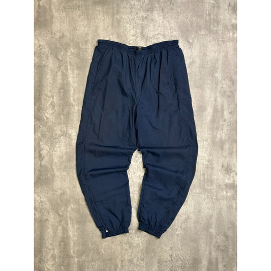 Vintage 2000s Nike Tonal Embroidered Logo Nylon Track Pants Size Large