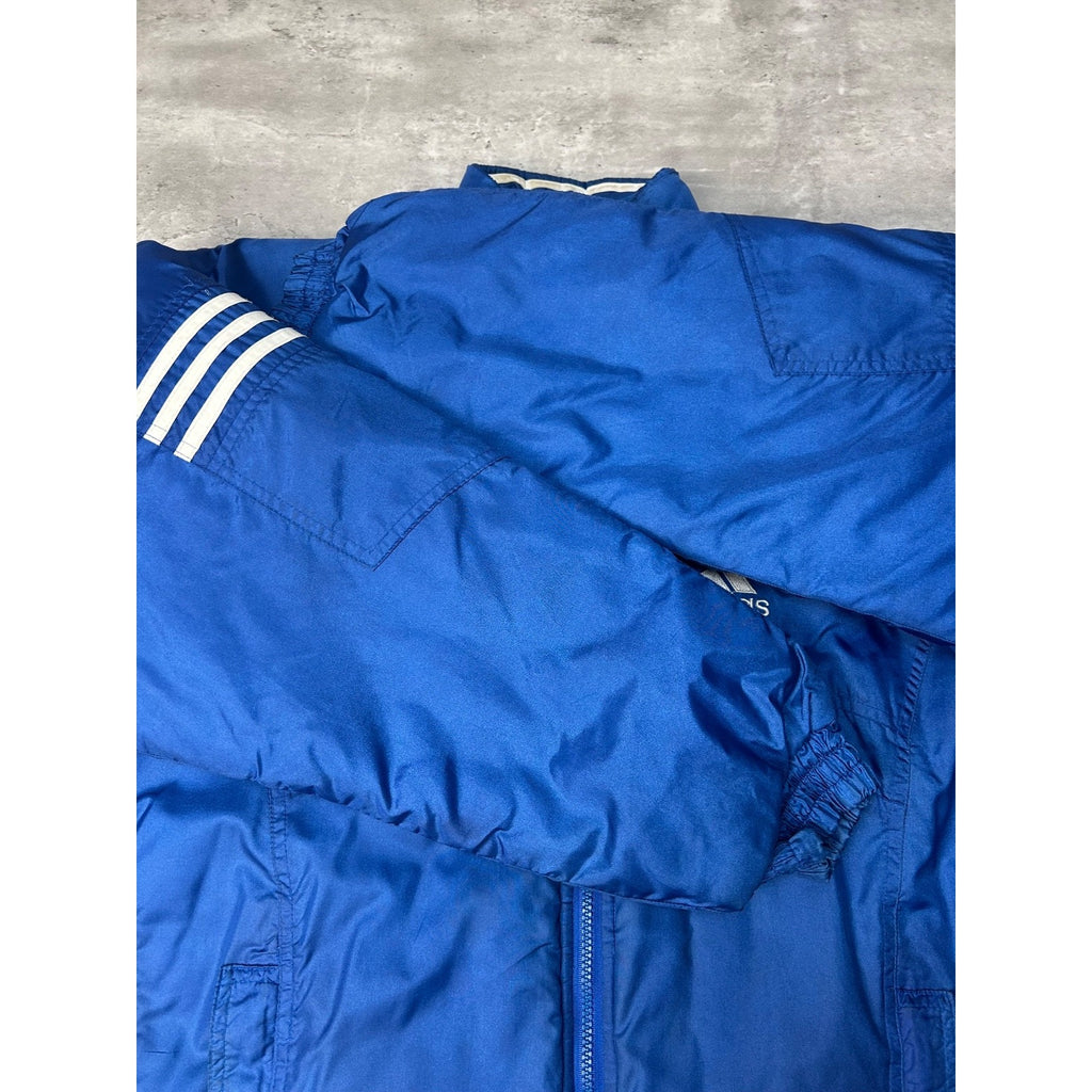Vintage 90s Adidas Embroidered Logo Insulated Full Zip Jacket Size XL