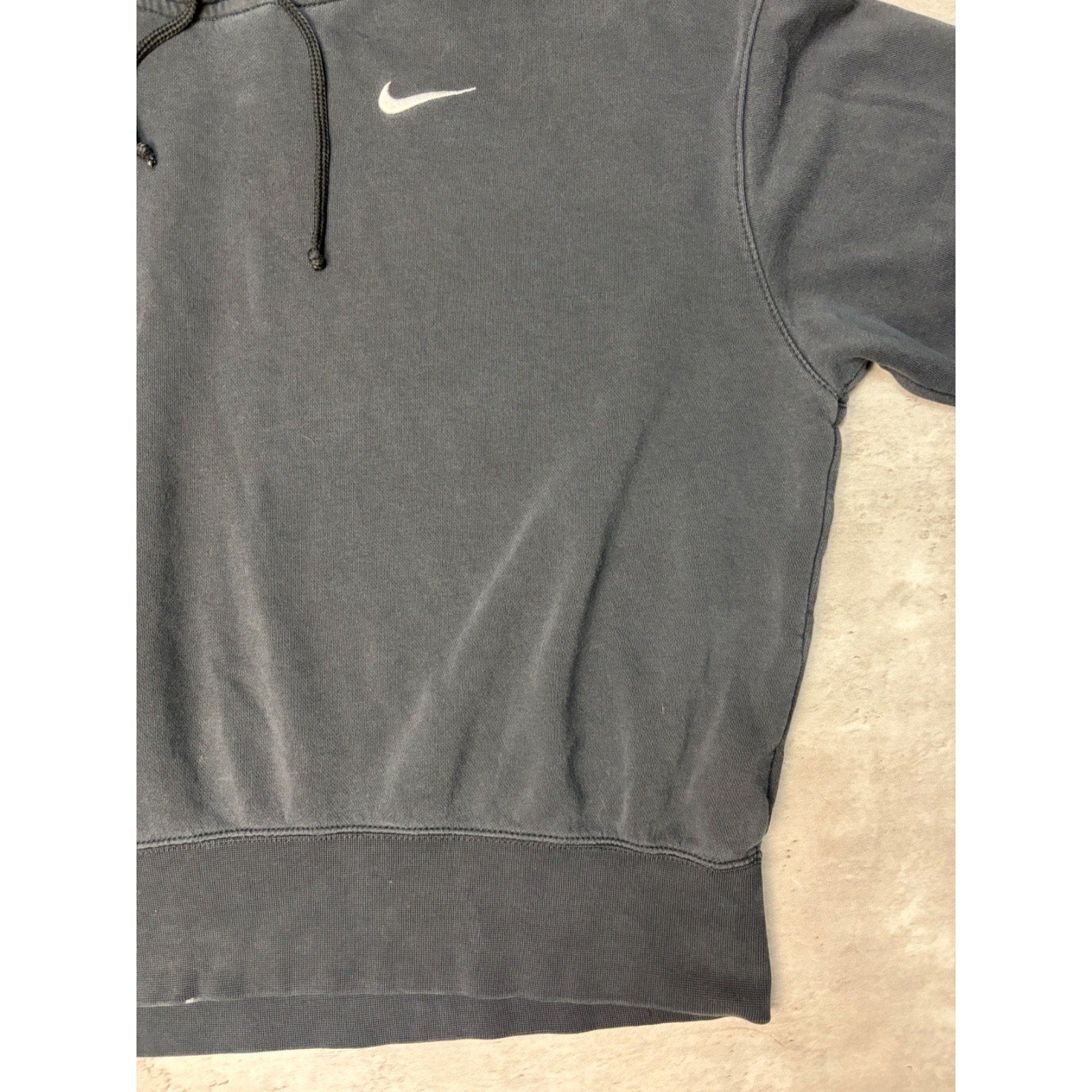 Vintage Nike Embroidered Swoosh Pullover Hooded Sweatshirt Size Small