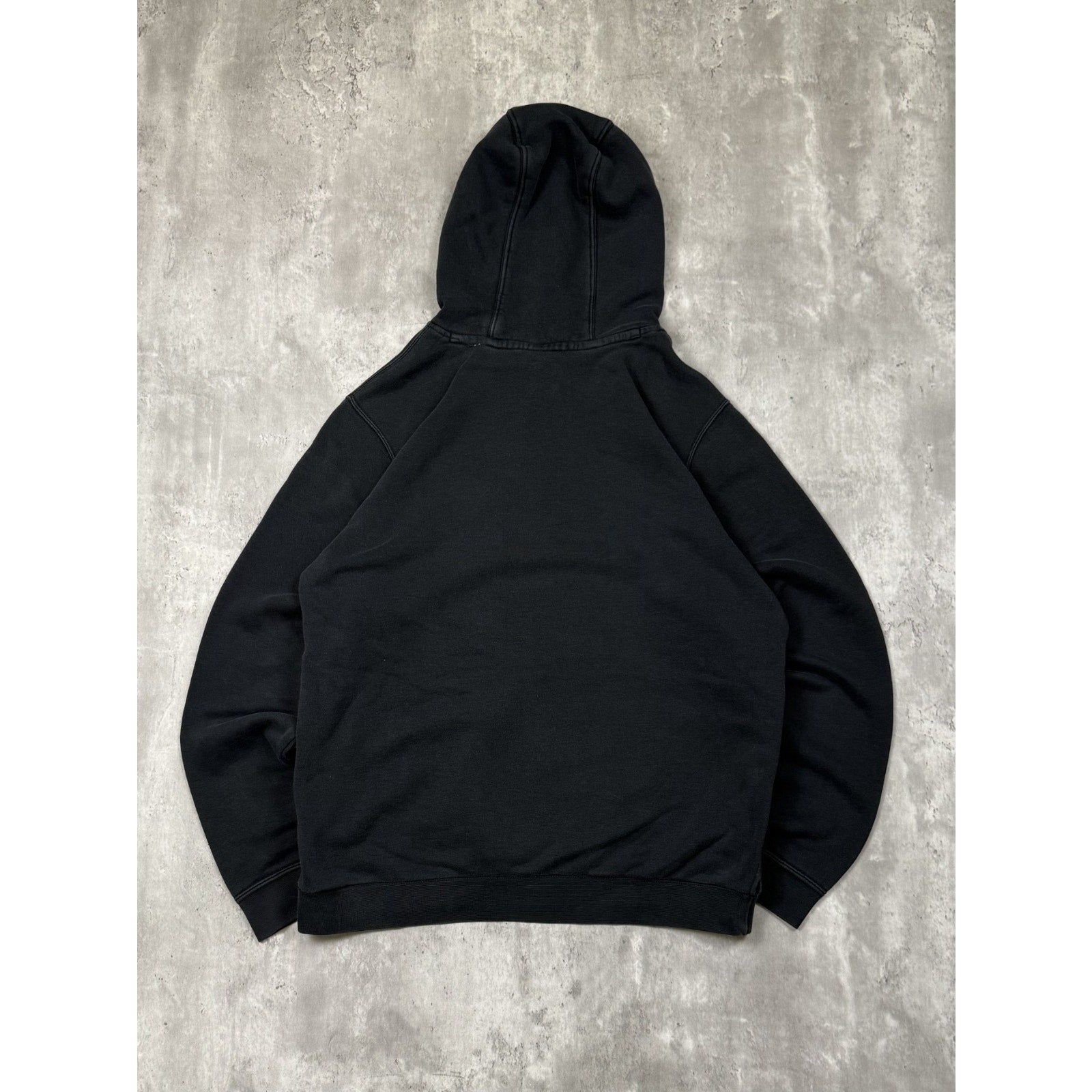Nike Embroidered Swoosh Spellout Hooded Sweatshirt Size Large