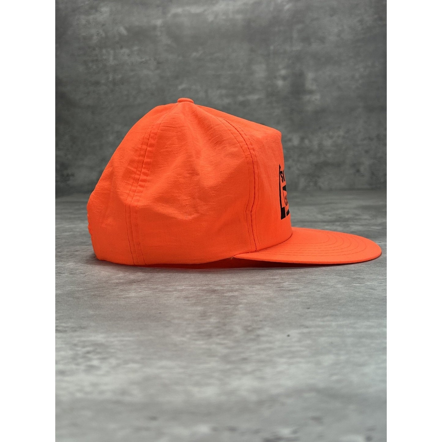 Vintage 1992 Skydome Champion Spellout Graphic Snapback Hat OSFA Neon Orange