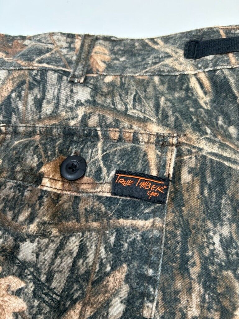 True Timbers Camo Hunting Adjustable Cargo Pants Size 44W