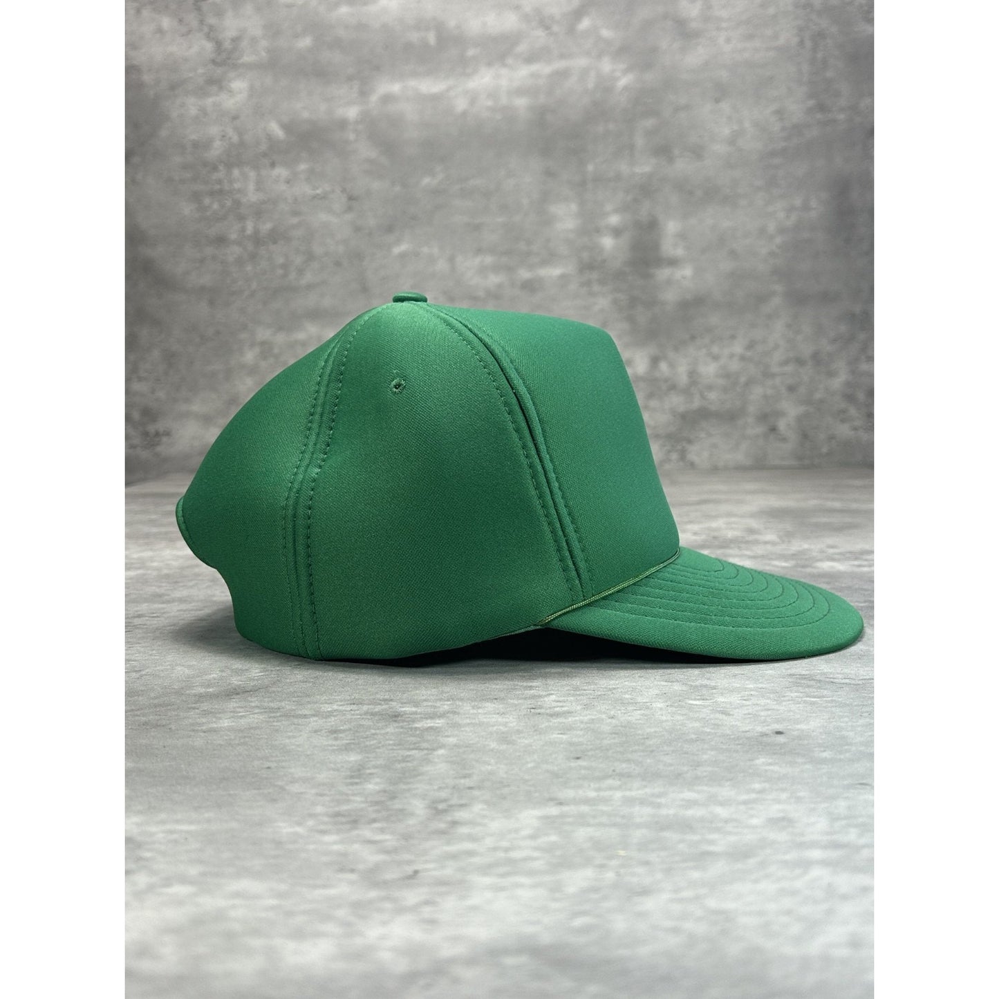 Vintage 80s/90s Classic Blank Snapback Hat OSFA Green