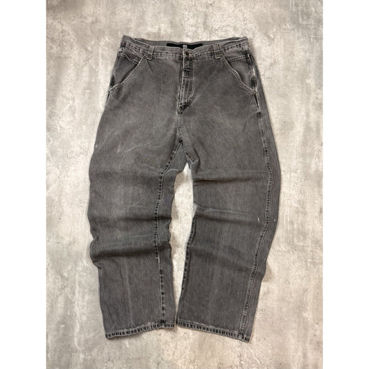Vintage Marithe Francois Girbaud MF+G Baggy Fit Black Denim Pants Size 39