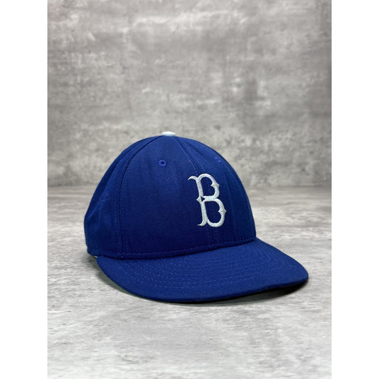 Vintage 90s Brooklyn Dodgers MLB Embroidered Logo Fitted Hat Size 6 7/8
