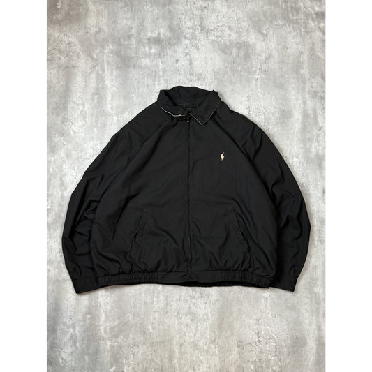 Vintage Polo Ralph Lauren Embroidered Pony Full Zip Harrington Jacket Size 3XL