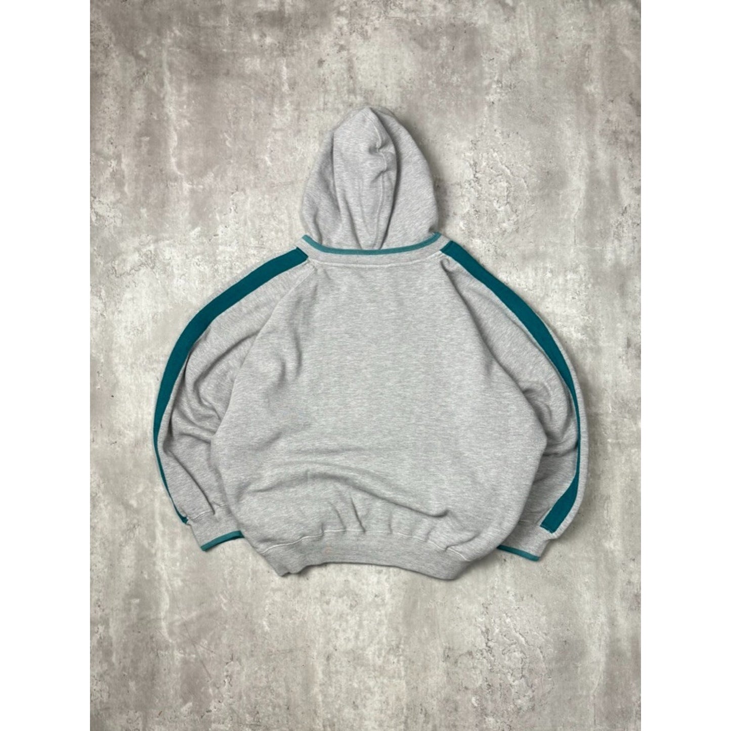Vintage Miami Dolphins NFL Embroidered Spellout Hooded Sweatshirt Size Large