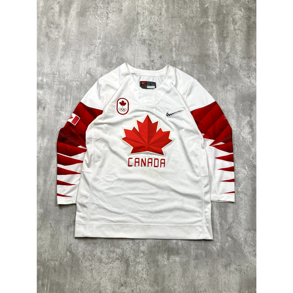 Vintage Team Canada Nike Olympic Hockey Jersey Size Large