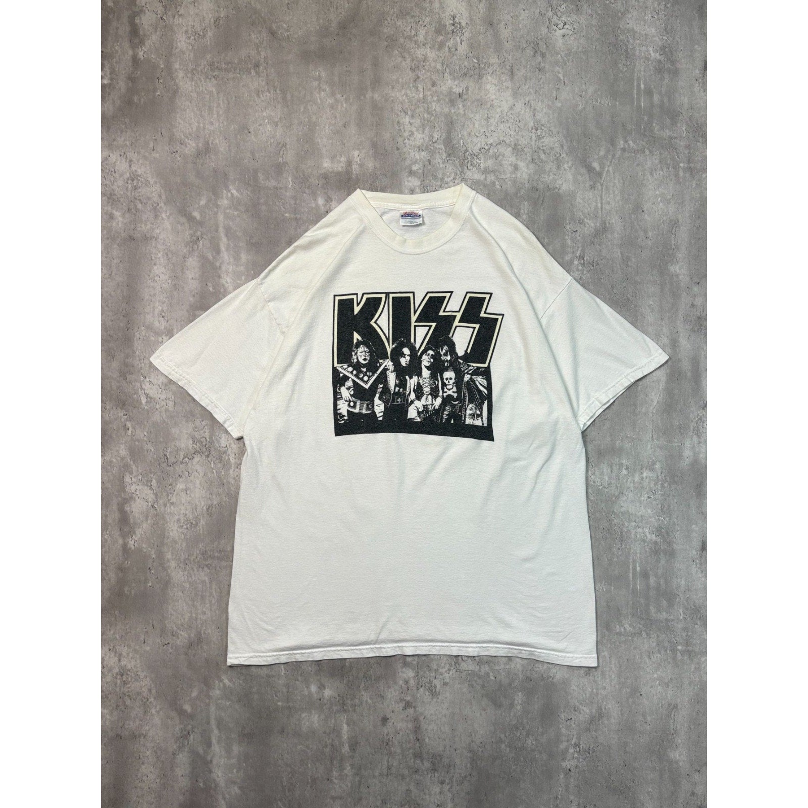 Vintage 90s Kiss Band Member Hard Rock Music Band T-Shirt Size XL
