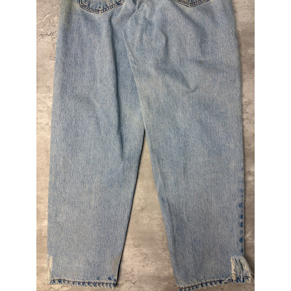 Vintage 90s Levis 560 Red Tab Loose Fit Light Wash Denim Pants Size 31