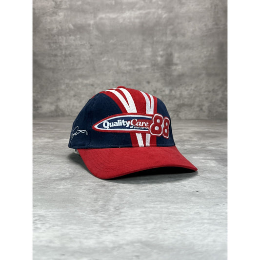 Vintage Dale Jarrett #88 Nascar Embroidered Logo Spellout Strapback Hat OSFA