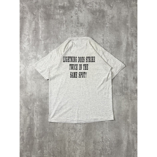 Vintage 1992 Central Michigan NCAA Back To Back Champs Football T-Shirt Size XL