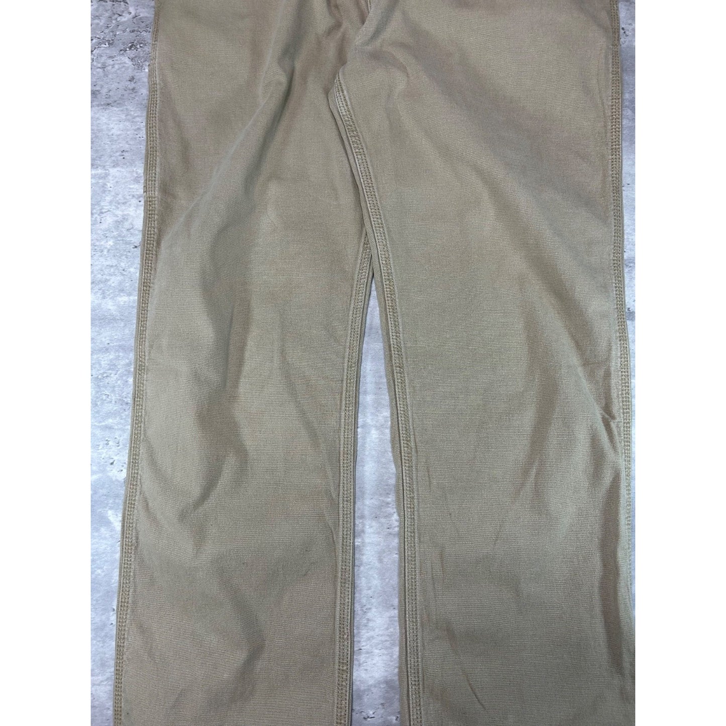 Carhartt Relaxed Fit Canvas Workwear Five Pocket Pants Size 39 Beige