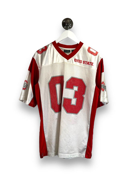 #3 Ohio State Buckeyes NCAA Collegiate Football Jersey Size Medium White