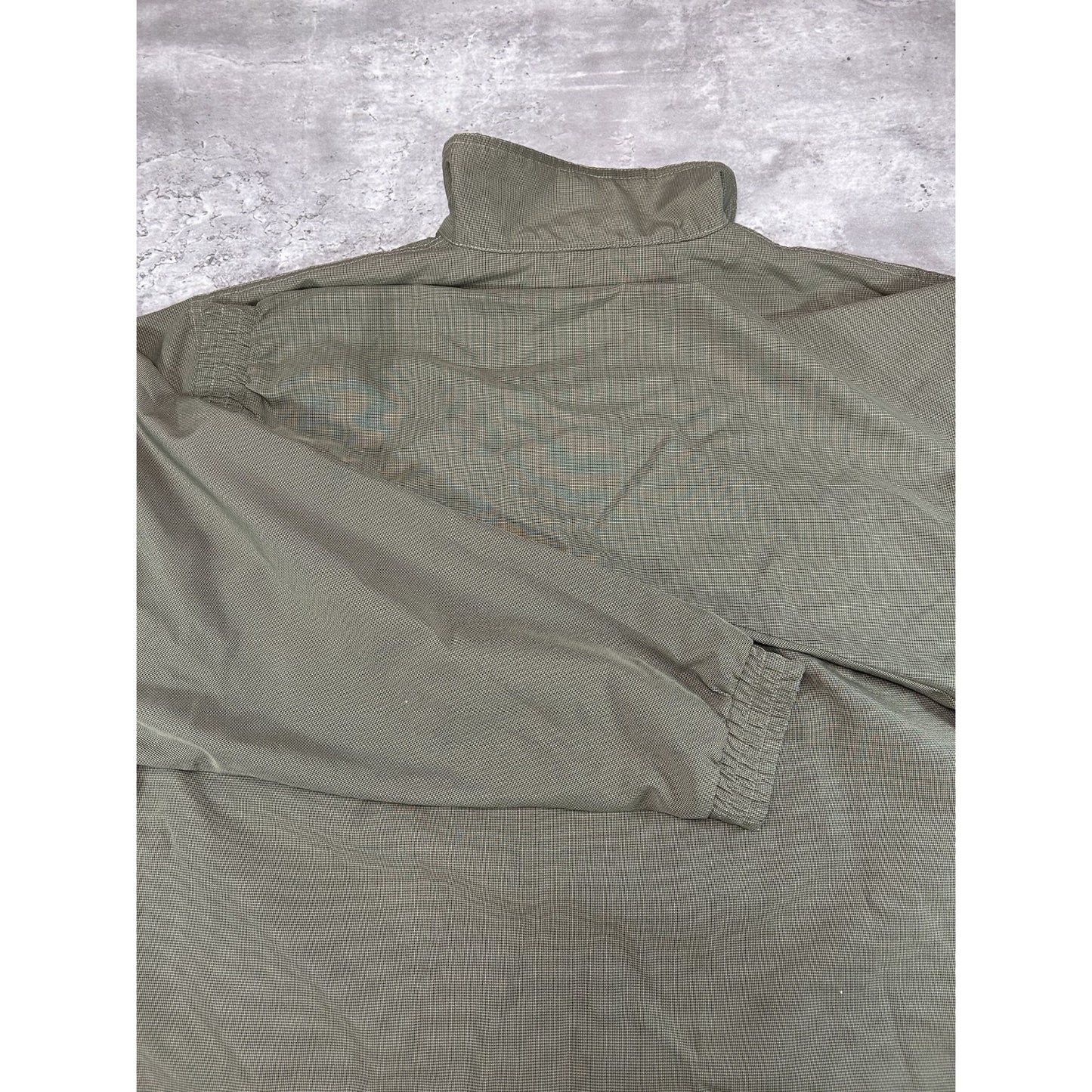 Vintage Suncruz 1/4 Zip Lightweight Nylon Pullover Windbreaker Jacket Sz Medium