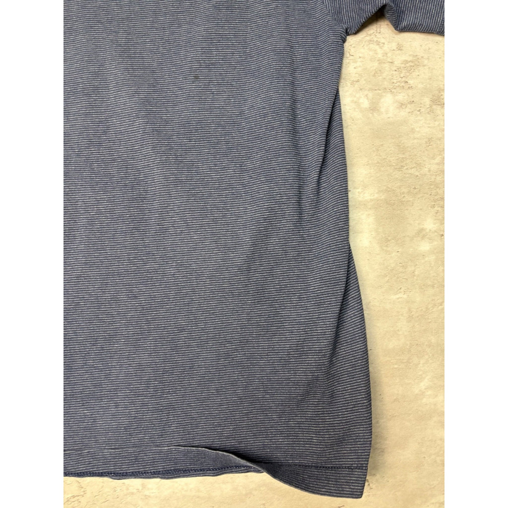 Vintage 1993 Dallas Cowboys NFL Big Graphic Spellout Striped T-Shirt Size Large