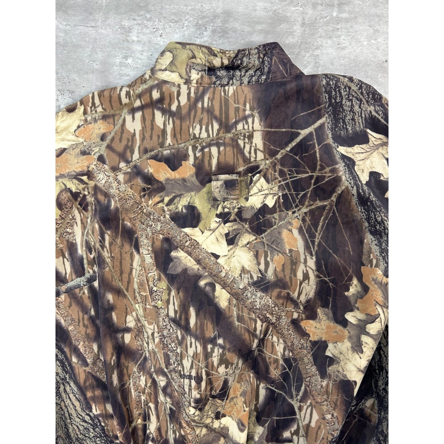 Vintage Cabelas Mossy Oak Break Up Full Zip Bomber Jacket Size 2XL