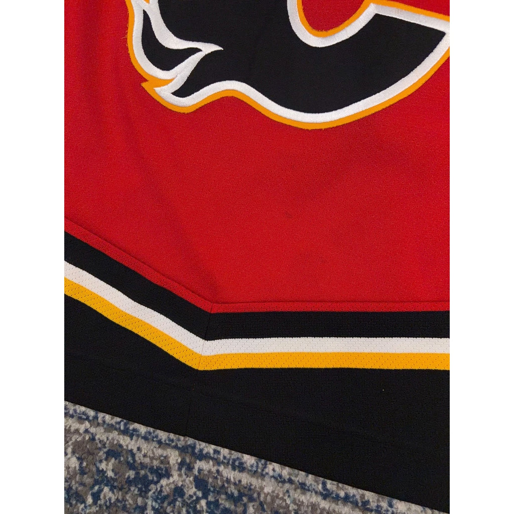 Vintage Craig Conroy #22 Calgary Flames NHL CCM Hockey Jersey Size 2XL