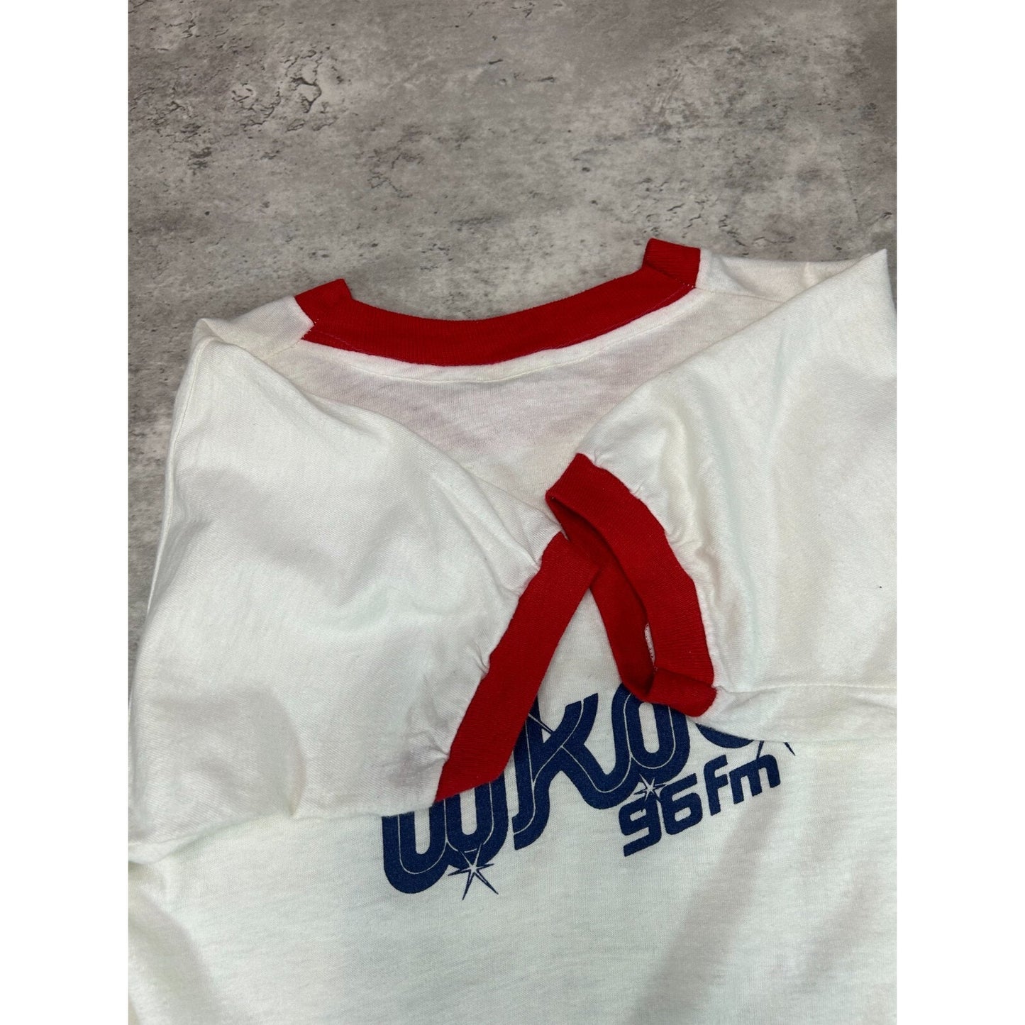 Vintage 1980s 2nd Annual Silver Springs Triathlon Ringer T-Shirt Size Small