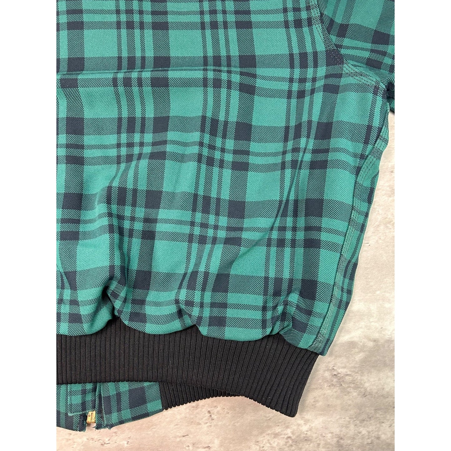 Vintage 80s/90s Carhartt Insulated Plaid Canvas Workwear Sante Fe Jacket Sz 2XL