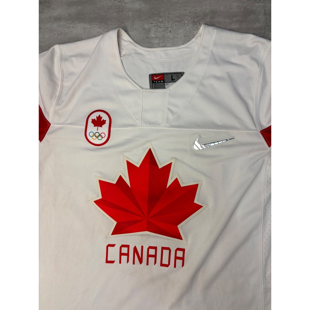 Vintage Team Canada Nike Olympic Hockey Jersey Size Large